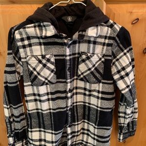 Hooded flannel